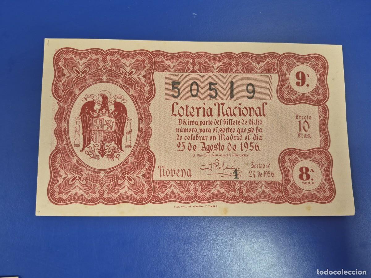 Loter&iacute;a nacional: LOTERIA NACIONAL SORTEO 24 DE 1956
