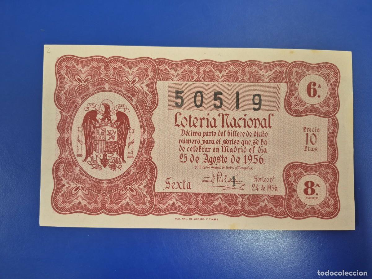 Loter&iacute;a nacional: LOTERIA NACIONAL SORTEO 24 DE 1956