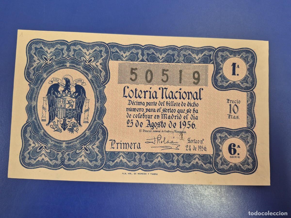 Loter&iacute;a nacional: LOTERIA NACIONAL SORTEO 24 DE 1956