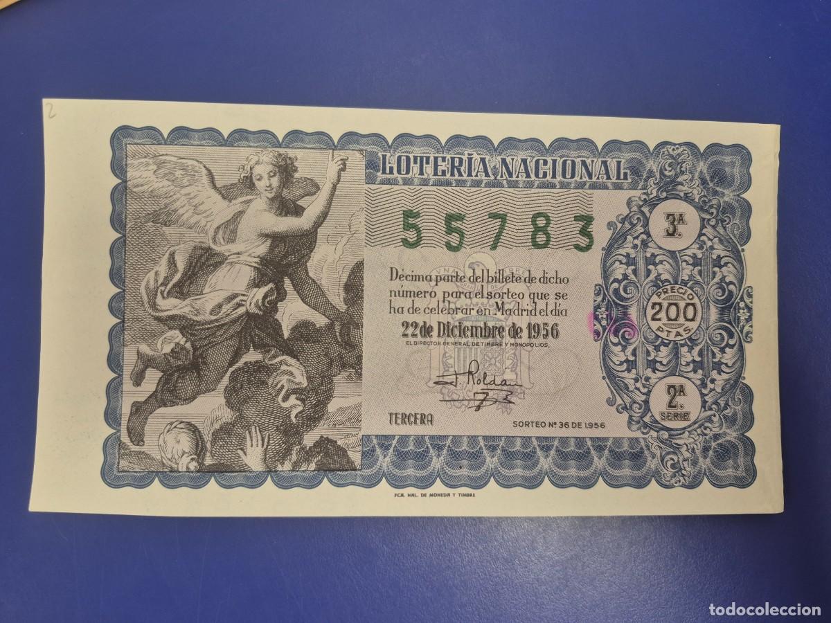 Loter&iacute;a nacional: LOTERIA NACIONAL SORTEO 36 DE 1956 NAVIDAD