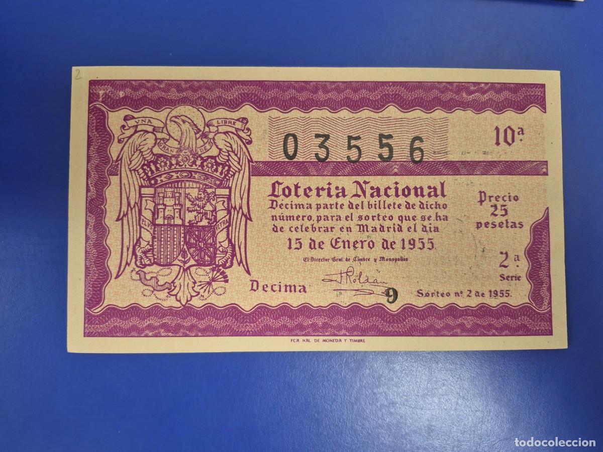 Loter&iacute;a nacional: LOTERIA NACIONAL SORTEO 2 DE 1955
