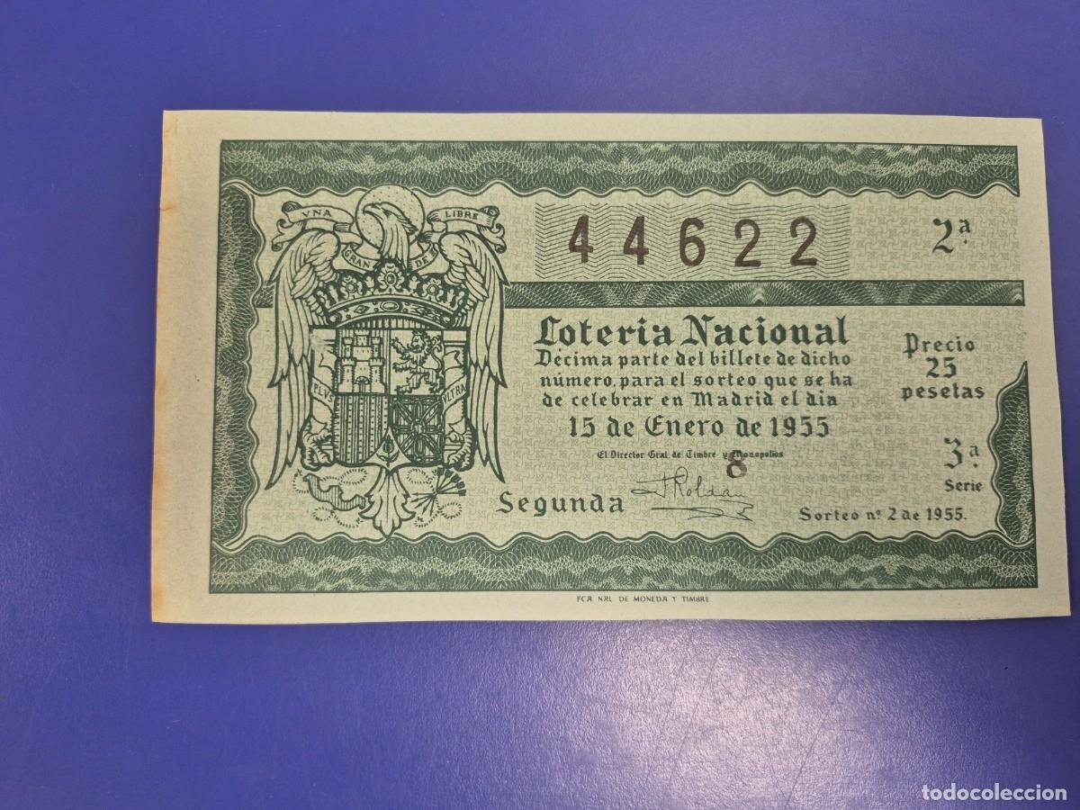 Loter&iacute;a nacional: LOTERIA NACIONAL SORTEO 2 DE 1955