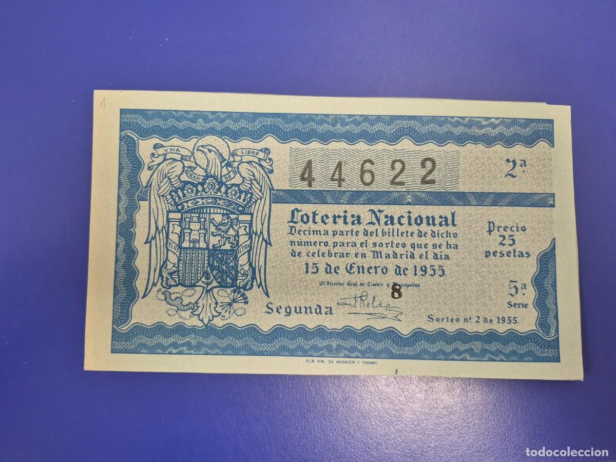 Loter&iacute;a nacional: LOTERIA NACIONAL SORTEO 2 DE 1955