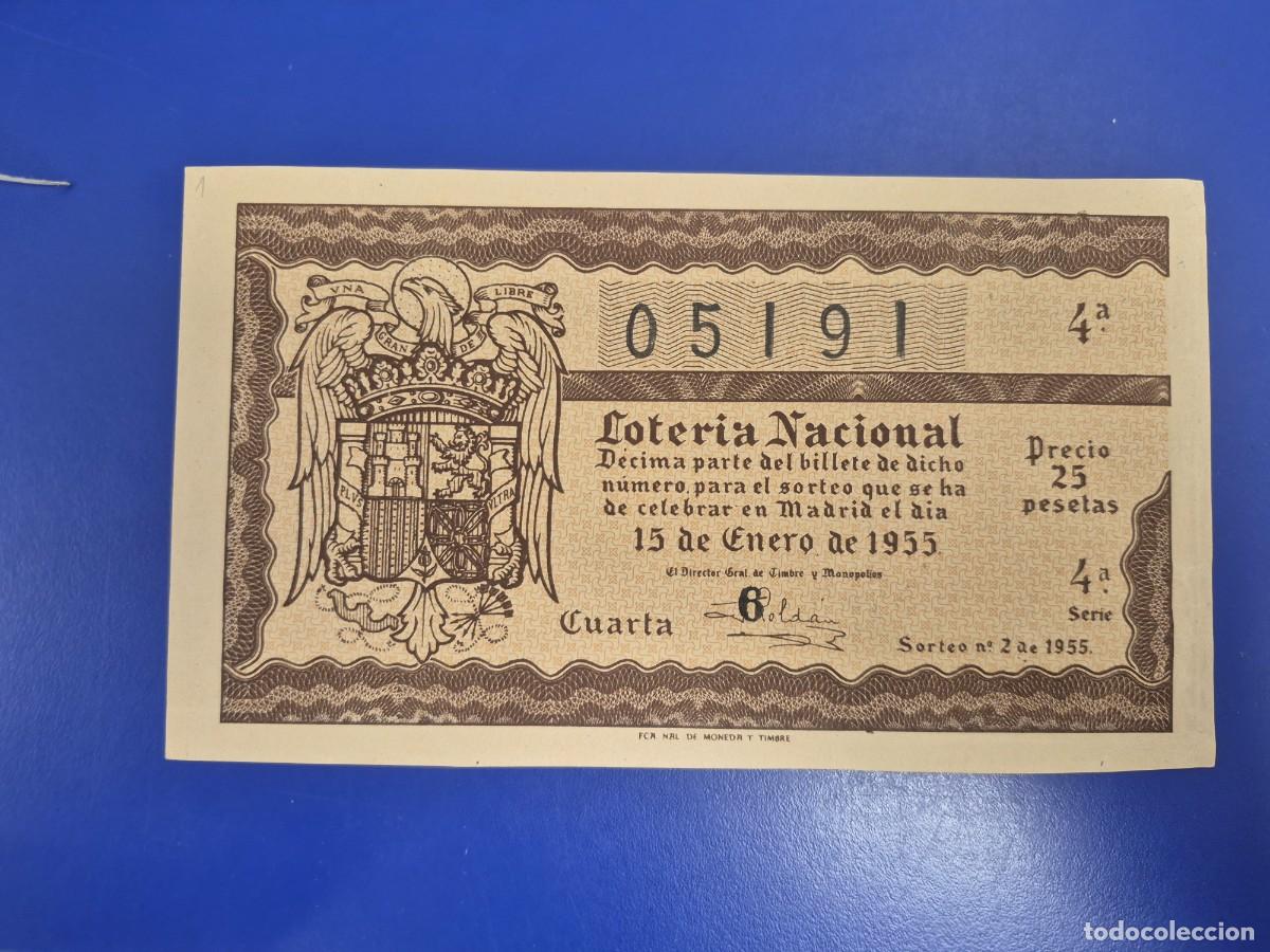 Loter&iacute;a nacional: LOTERIA NACIONAL SORTEO 2 DE 1955