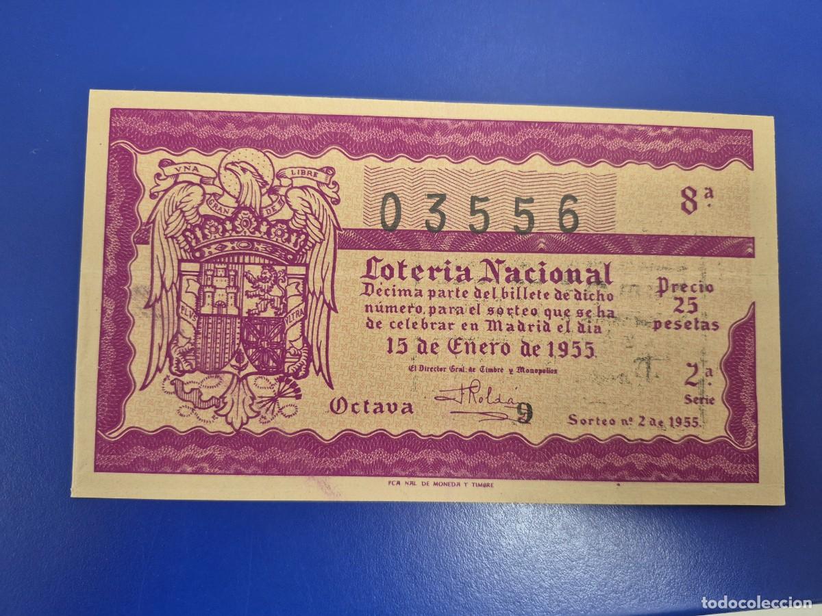 Loter&iacute;a nacional: LOTERIA NACIONAL SORTEO 2 DE 1955