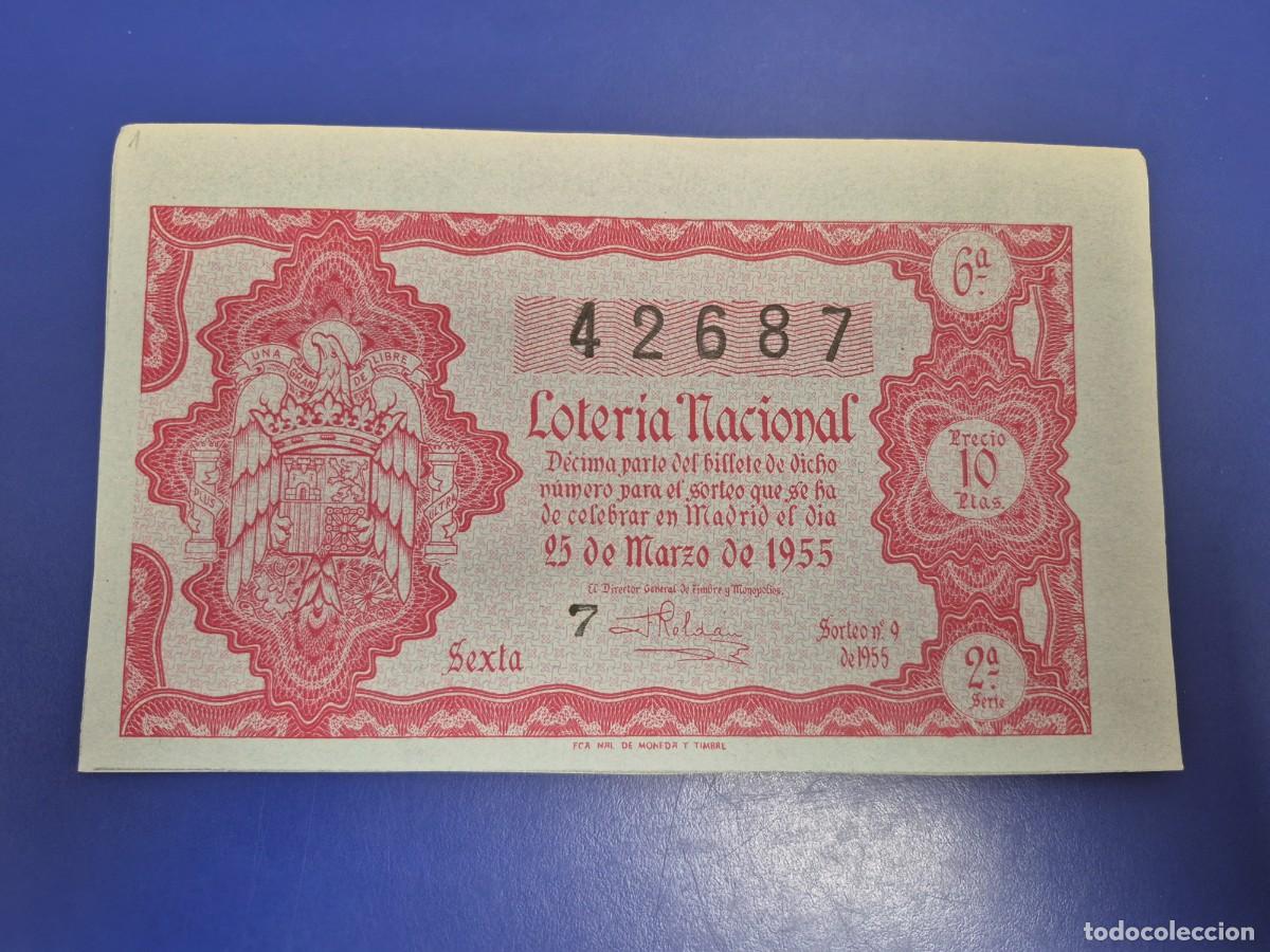 Loter&iacute;a nacional: LOTERIA NACIONAL SORTEO 9 DE 1955
