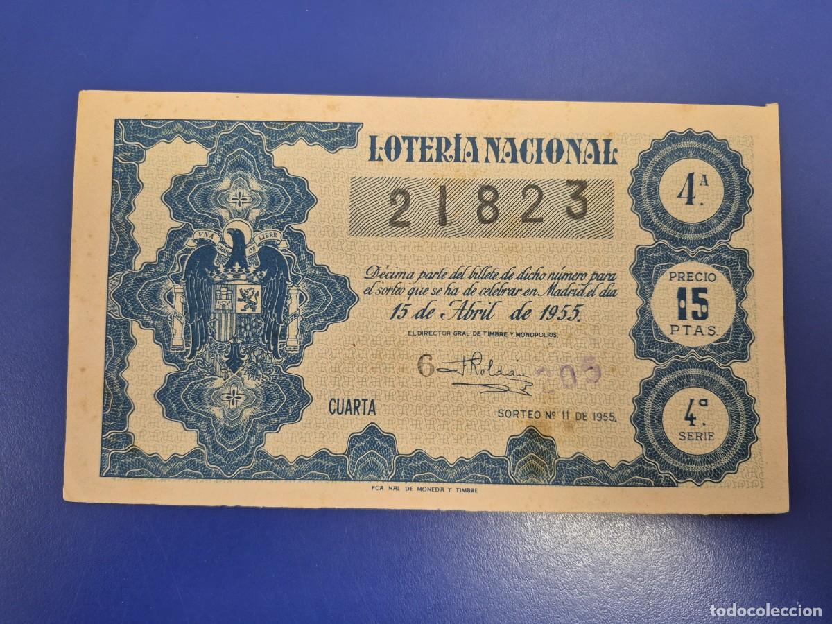 Loter&iacute;a nacional: LOTERIA NACIONAL SORTEO 11 DE 1955