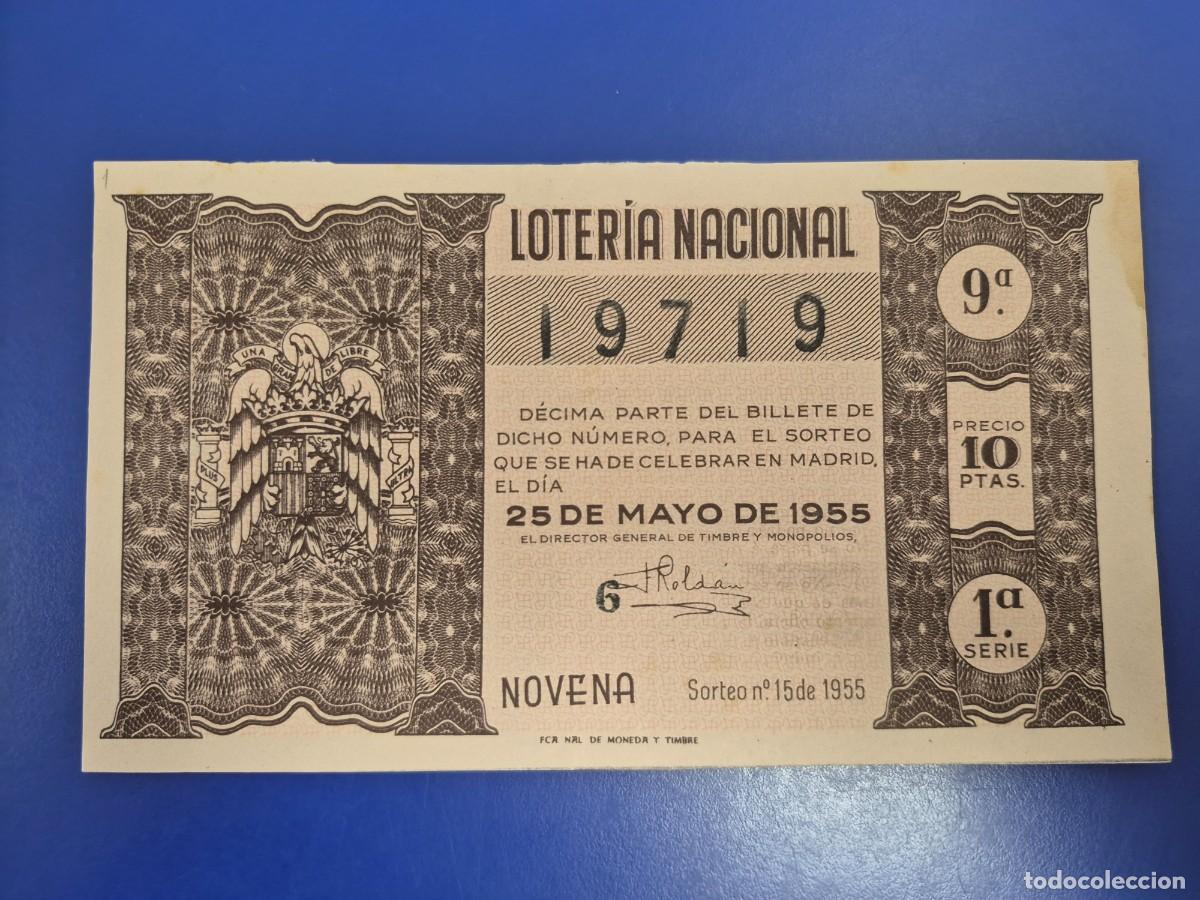 Loter&iacute;a nacional: LOTERIA NACIONAL SORTEO 15 DE 1955