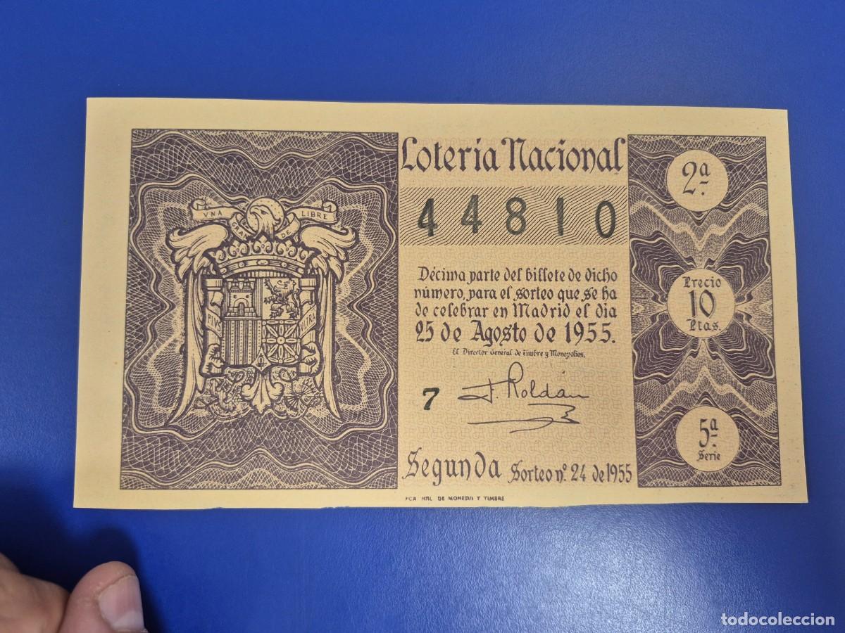 Loter&iacute;a nacional: LOTERIA NACIONAL SORTEO 24 DE 1955