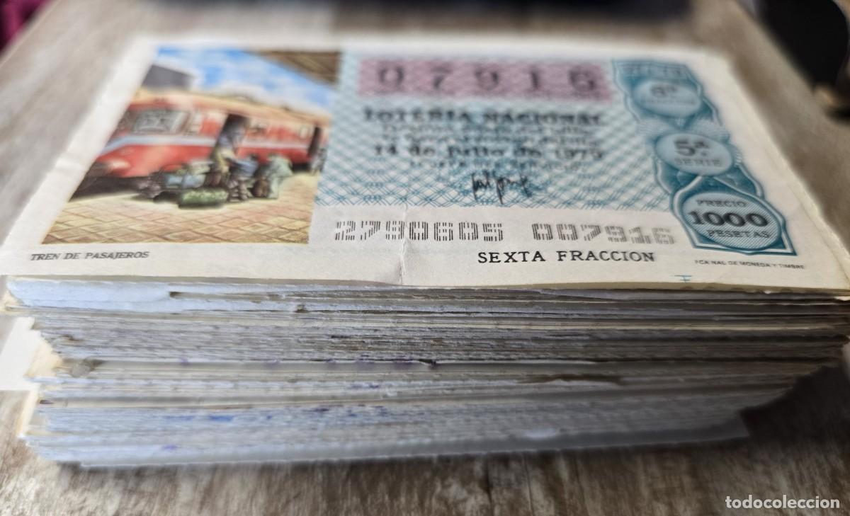 Nationale spanische Lotterie: Gran lote decimos de la loteria nacional de Espa&ntilde;a - a&ntilde;os 70 y 80