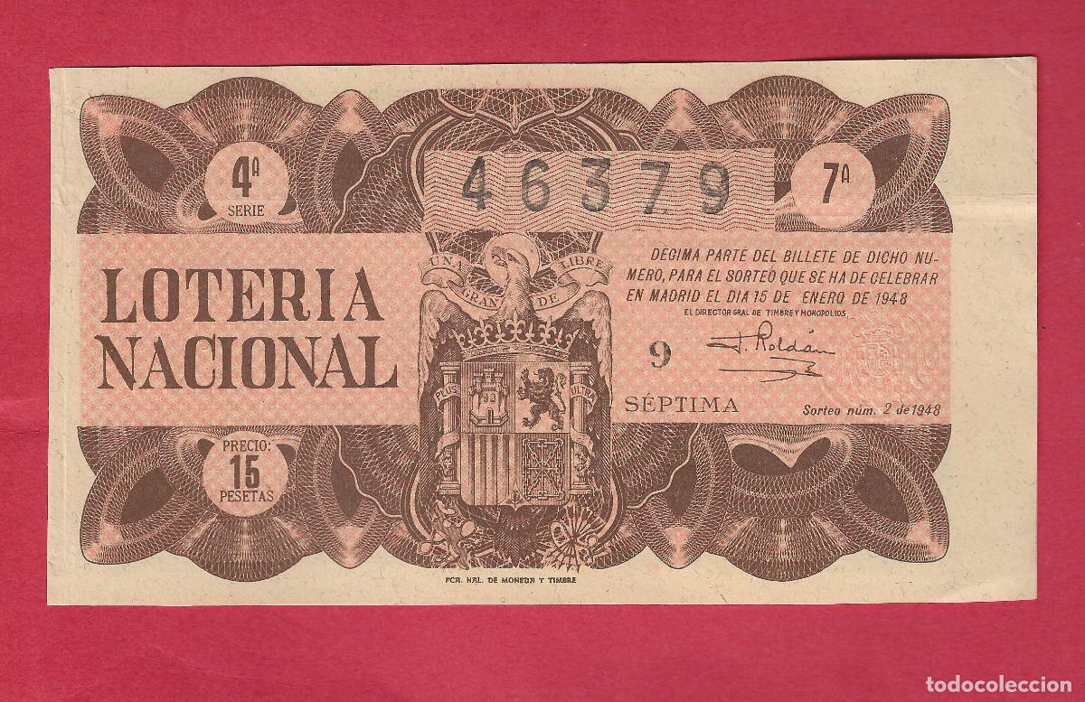 Loter&iacute;a nacional: LOTERIA ANTIGUA SORTEO 2 DE 1948