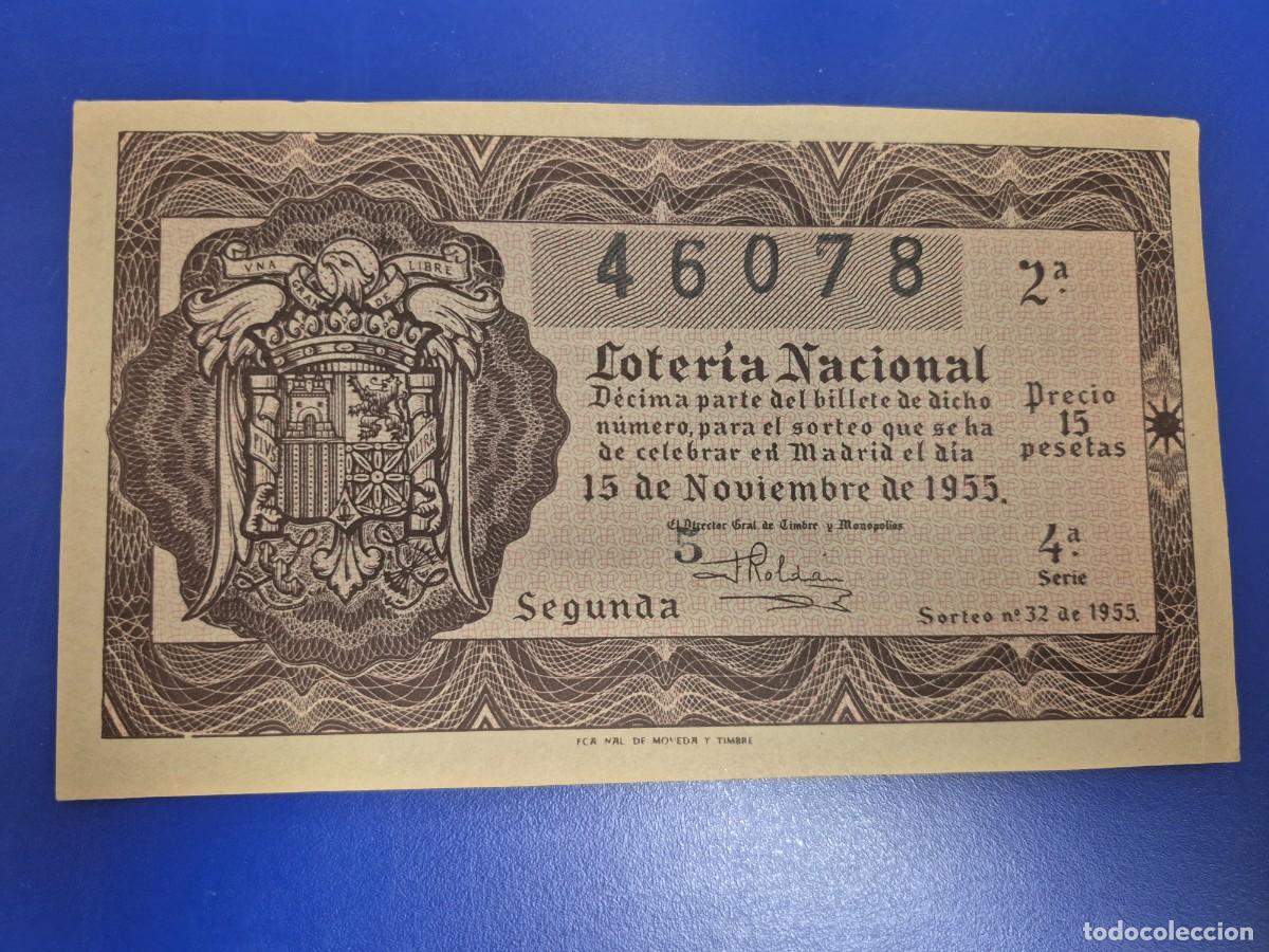 Loter&iacute;a nacional: LOTERIA NACIONAL SORTEO 32 DE 1955