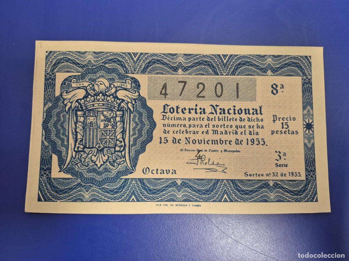 Loter&iacute;a nacional: LOTERIA NACIONAL SORTEO 32 DE 1955