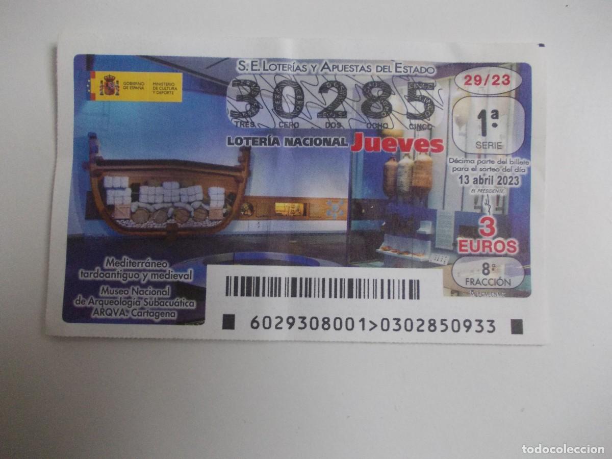 Loter&iacute;a nacional: Loter&iacute;a Nacional 13 Abril 2023 D&eacute;cimo ARQVA Cartagena Mediterr&aacute;neo patrimonio arte obra medieval