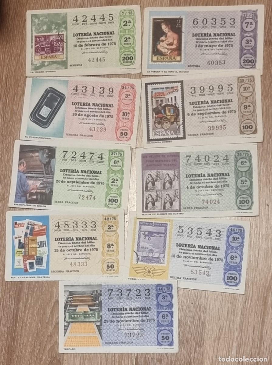 Loter&iacute;a nacional: LOTER&Iacute;A NACIONAL 1975 - 9 DECIMOS