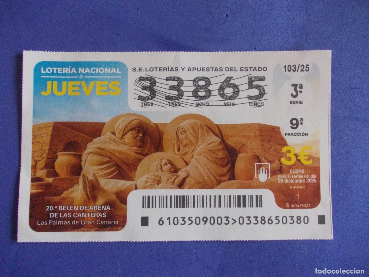 Lotteria Nationale Spagnola: D&eacute;cimo Loter&iacute;a Nacional Bel&eacute;n de Arena Las Canteras 20&ordm; edici&oacute;n 25 diciembre 2025 Navidad Canarias
