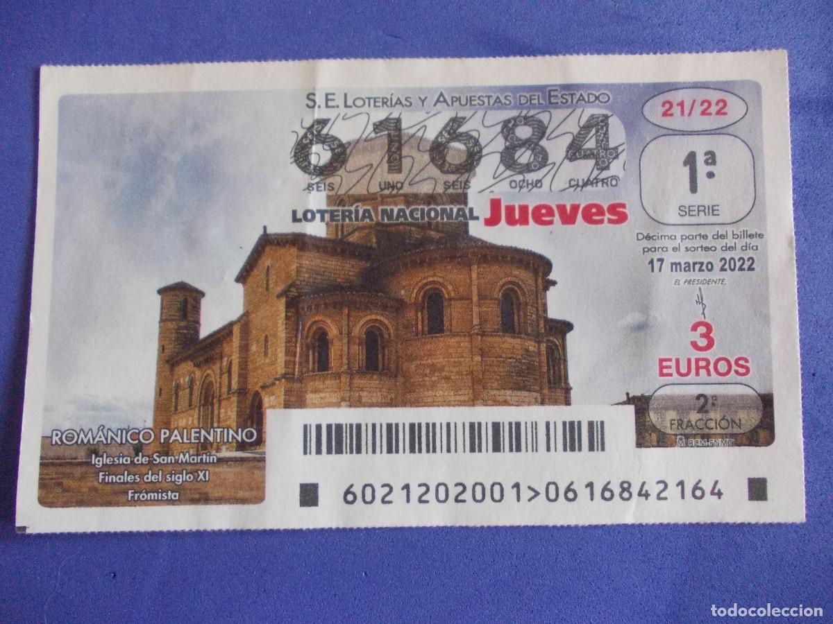 Lotteria Nationale Spagnola: D&eacute;cimo Iglesia San Mart&iacute;n Fr&oacute;mista Palencia rom&aacute;nico palentino 17 marzo 2022 arquitectura medieval