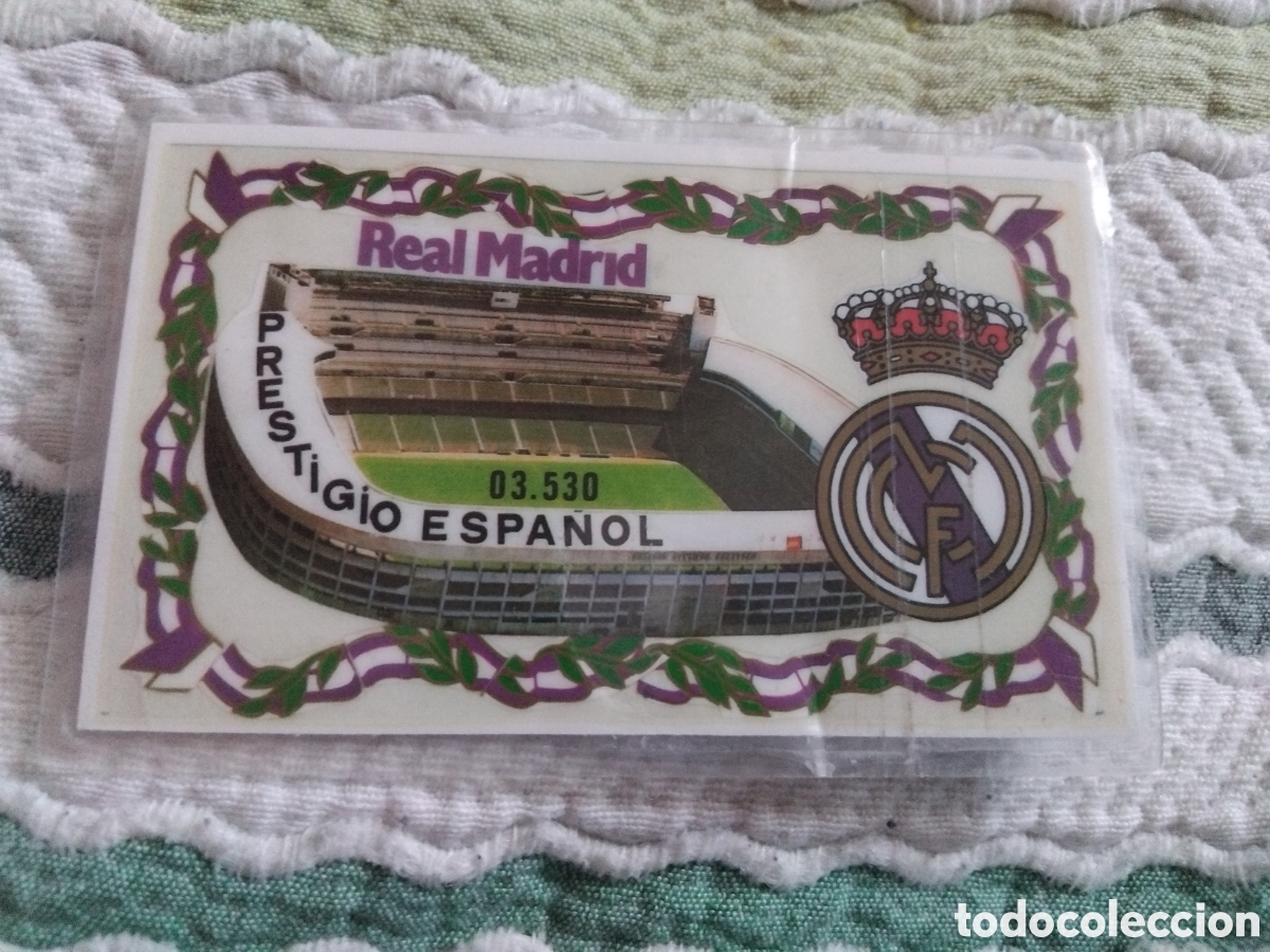 Loter&iacute;a nacional: Papeleta loter&iacute;a Real Madrid- a&ntilde;o 1989