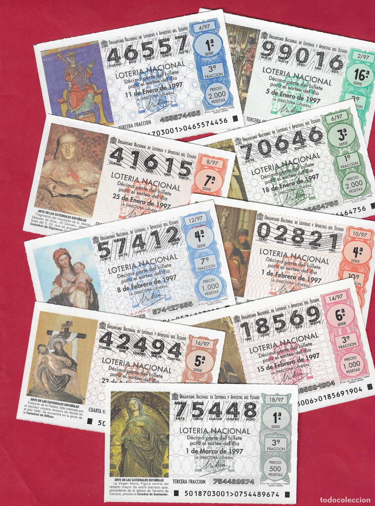 Loter&iacute;a nacional: LOTERIA A&Ntilde;O 1997 COMPLETO 51 DECIMOS