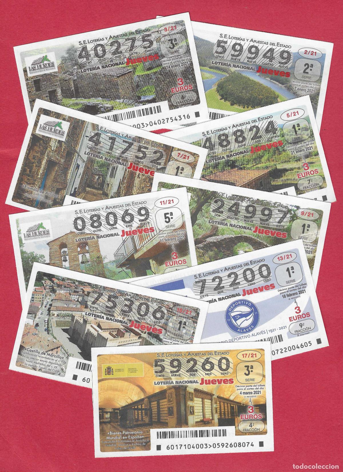 Loter&iacute;a nacional: LOTERIA A&Ntilde;O 2021 COMPLETO 51 DECIMOS