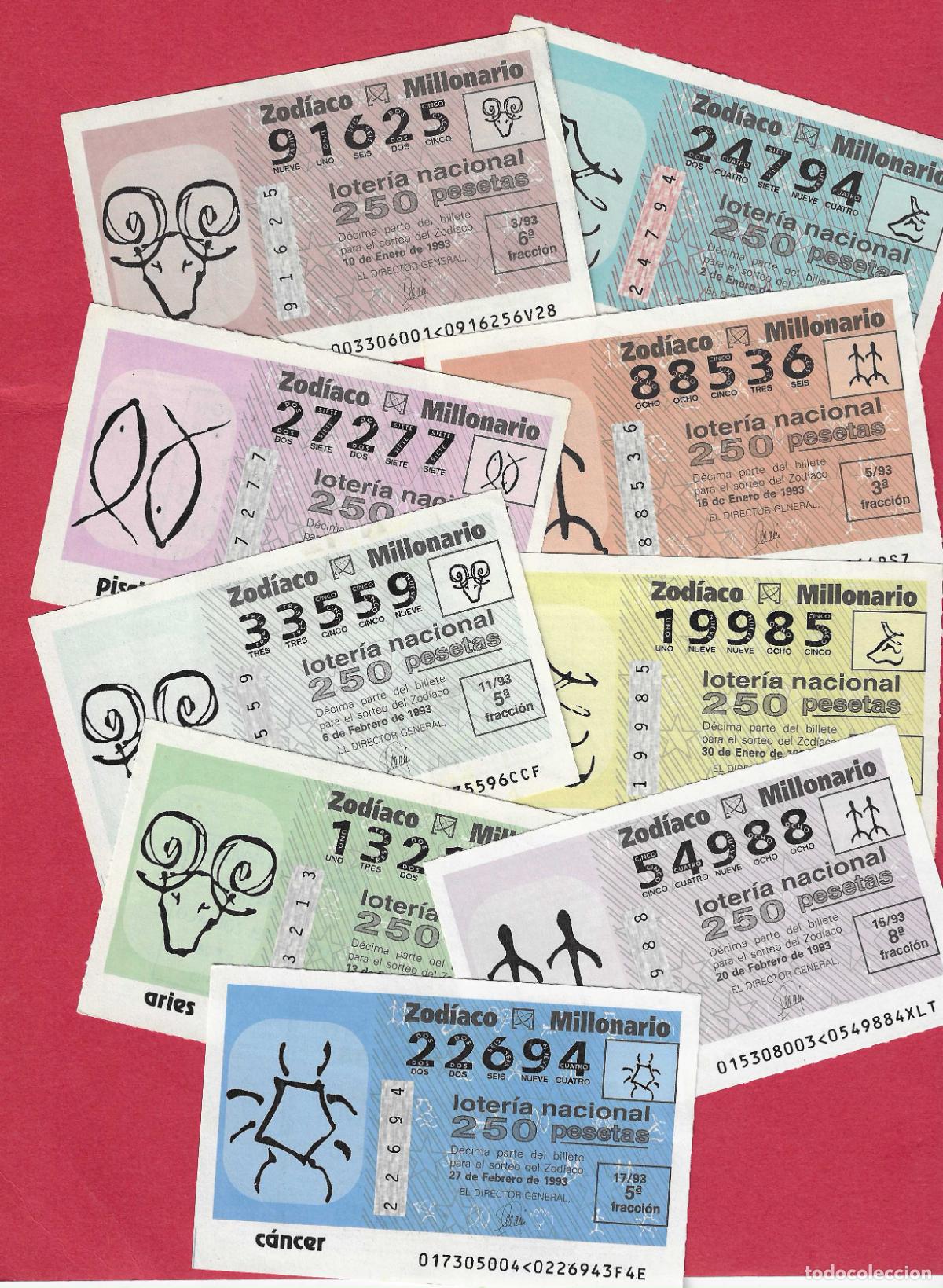 Loter&iacute;a nacional: LOTERIA A&Ntilde;O 1993 COMPLETO DE LOS JUEVES 51 DECIMOS