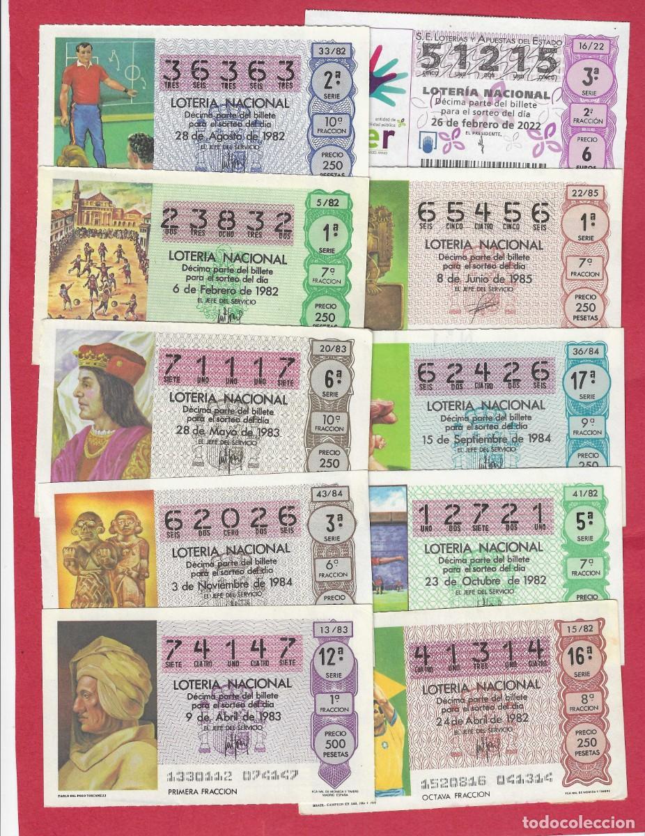 Loter&iacute;a nacional: LOTERIA 10 NUMEROS CAPICUAS