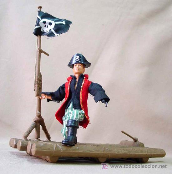 Madelman: COMPLEMENTO MADELMAN ORIGINAL, SUPER EQUIPO PIRATA, BALSA PIRATA COMPLETA - Foto 1