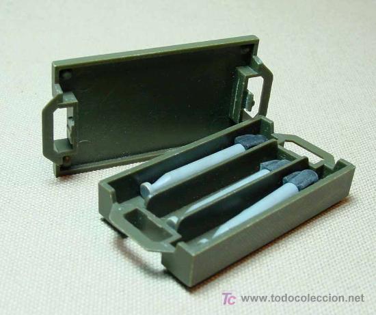 Madelman: CAJA DE PROYECTILES, COMPLEMENTO MADELMAN ORIGINAL, SUPER EQUIPO, ALTO MANDO, REF: 153, 1975 - Foto 1