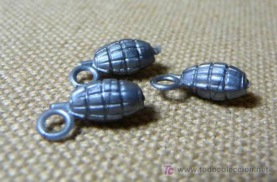 Madelman: 3 GRANADAS, COMPLEMENTO MADELMAN, ORIGINAL, 2&ordm; GENERACION, EJERCITO DE TIERRA, COMANDO - Foto 1