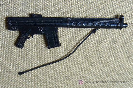 Madelman: COMPLEMENTO MADELMAN, INCOMPLETO, FUSIL, ORIGINAL, CON GOMA - Foto 1