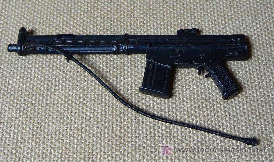Madelman: COMPLEMENTO MADELMAN, INCOMPLETO, FUSIL, ORIGINAL, CON GOMA - Foto 2