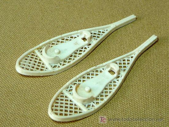 Madelman: COMPLEMENTO MADELMAN, ORIGINAL, RAQUETAS NIEVE, BLANCAS - Foto 1