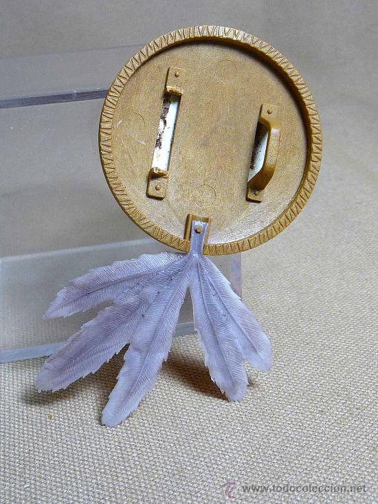 Madelman: COMPLEMENTO MADELMAN, ORIGINAL, ESCUDO INDIO, CON PLUMAS - Foto 2