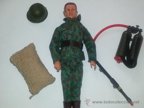 Madelman: Madelm&aacute;n comando, con lanzallamas, original de 1&ordf; generaci&oacute;n. - Foto 1
