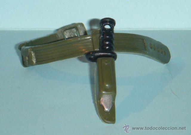Madelman: LTDI. REF. 4PDJ182. MATERIAL MADELMAN PDJ. CINTURON VERDE CON FUNDA Y CUCHILLO - Foto 1