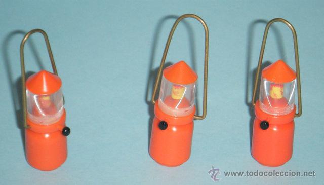 Madelman: LTDI.REF. 3A100 MATERIAL MADELMAN ALTAYA. 3 FAROLILLOS - Foto 1