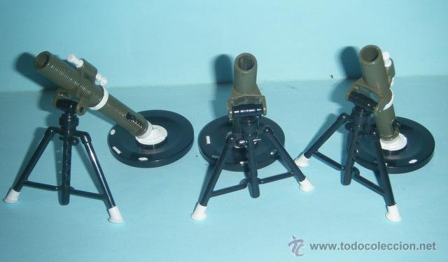 Madelman: LTDI.REF.4PDJ98 MATERIAL MADELMAN PDJ. 3 MORTEROS COMPLETOS - Foto 1