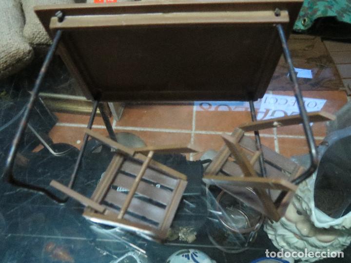 Madelman: MESA Y DOS SILLAS MADELMAN ORIGINAL - Foto 1