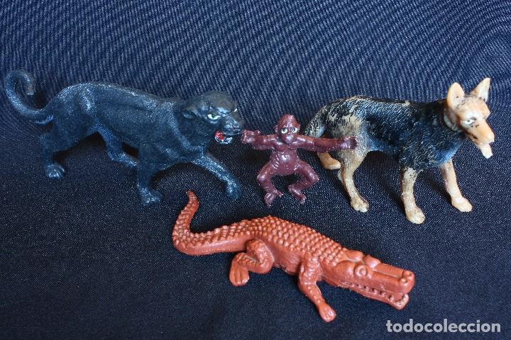 Madelman: 3 ANIMALES MADELMAN ORIGINALES + COCODRILO - Foto 1