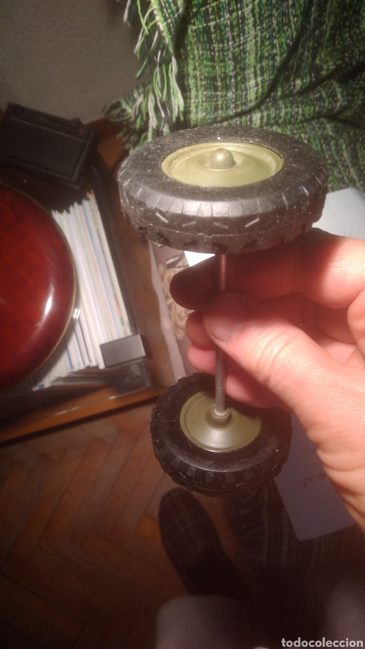 Madelman: MADELMAN ORIGINAL. 2 RUEDAS Y EJE DEL JEEP MILITAR. - Foto 3