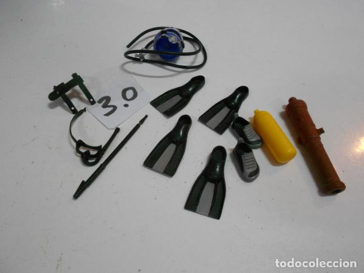 Madelman: GRAN LOTE COMPLEMENTOS MADELMAN SUBMARINISTA - Foto 2