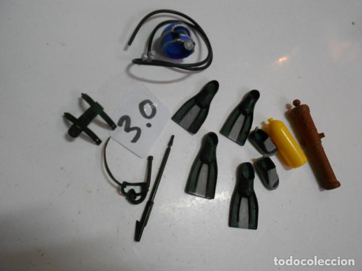 Madelman: GRAN LOTE COMPLEMENTOS MADELMAN SUBMARINISTA - Foto 1