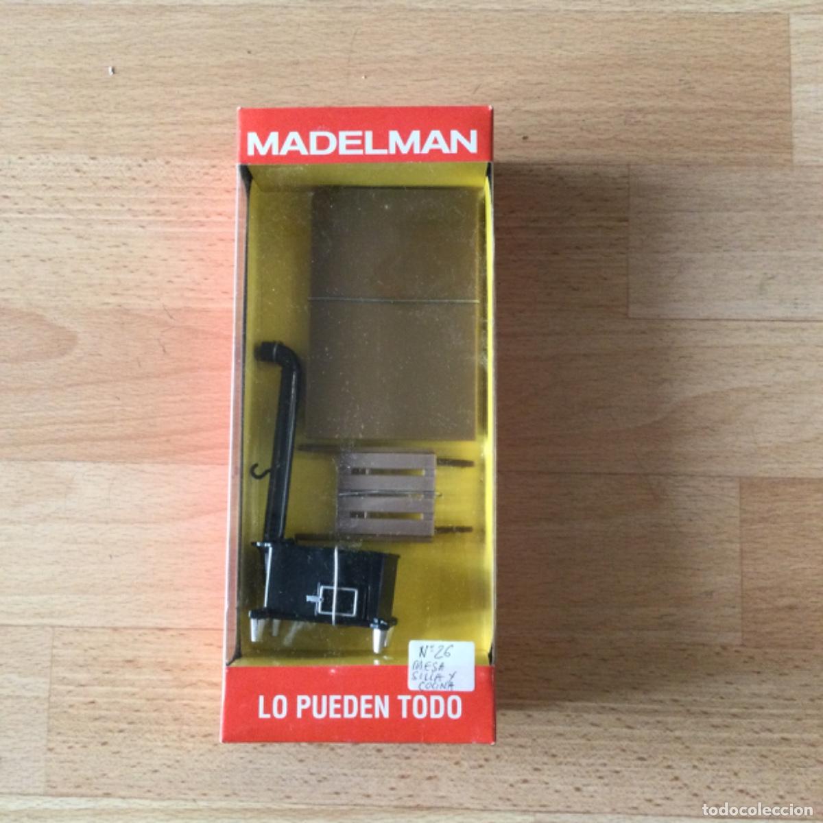 Madelman: Madelman. Cocina, mesa y silla. NUEVO - Foto 1