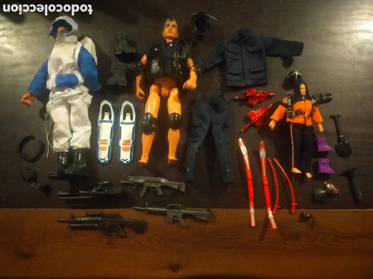 Madelman: 3 Mu&ntilde;ecos madelman gi joe con accesorios - Foto 1