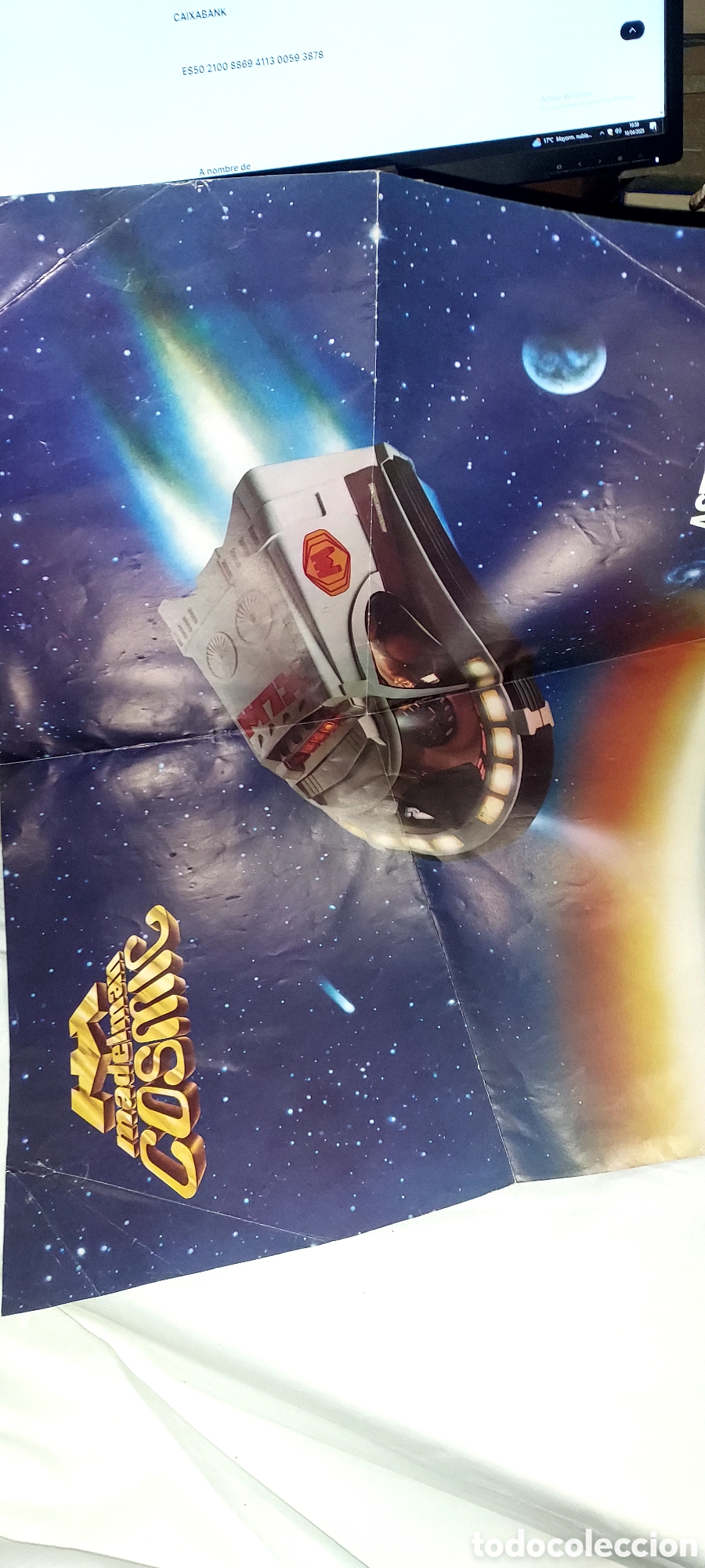 Madelman: POSTER ORIGINAL DE LA ASTRONAVE M7X DE MADELMAN - Foto 3