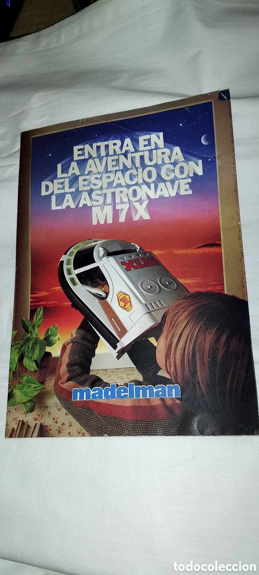 Madelman: POSTER ORIGINAL DE LA ASTRONAVE M7X DE MADELMAN - Foto 1