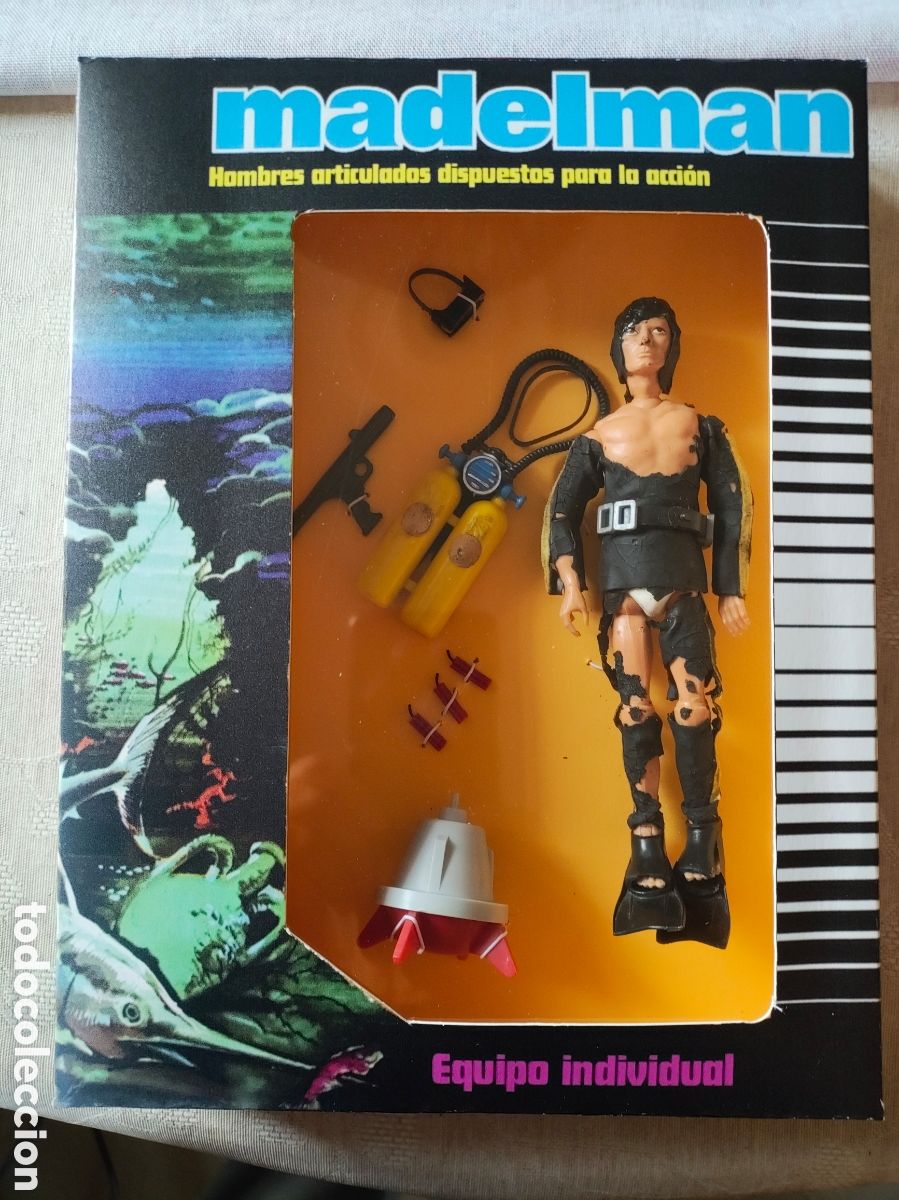 Madelman: Madelman hombre Rana 2&deg; generaci&oacute;n en caja repro