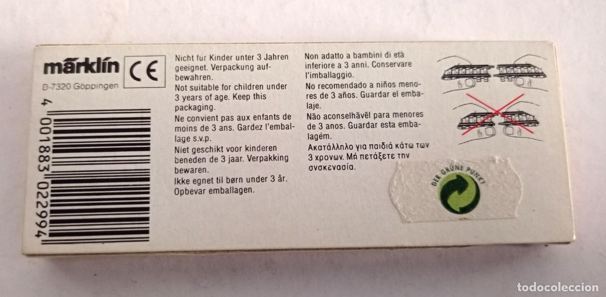 Madelman: Caja MARKLIN 2299 (NUEVA) - Foto 5