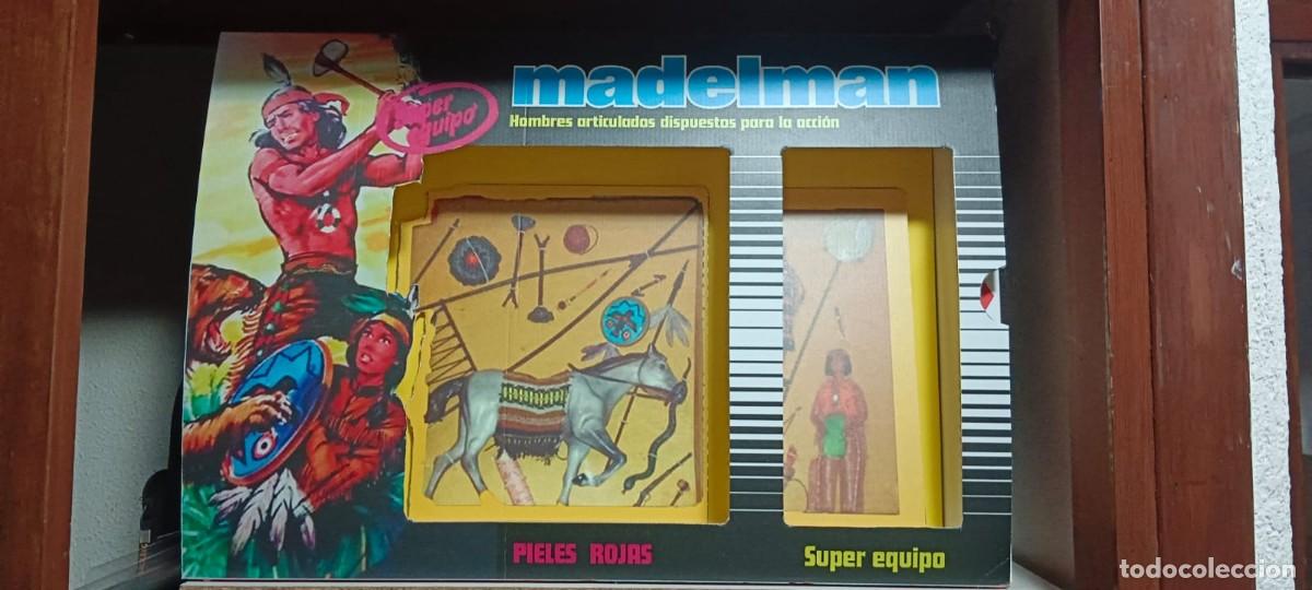 Madelman: MADELMAN. R&eacute;plica caja VAC&Iacute;A: Super equipo PIELES ROJAS (2&ordf;G)