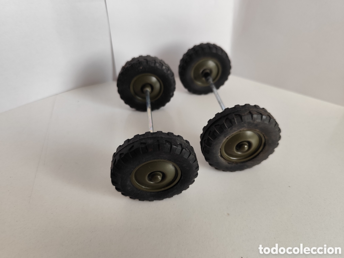 Madelman: Madelman. Ejes con ruedas Jeep Militar